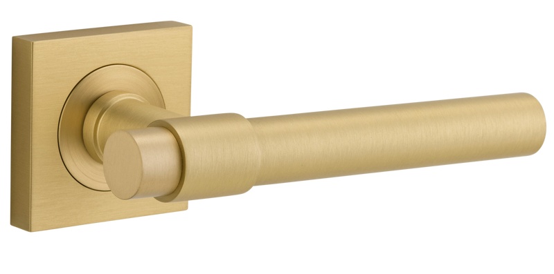 Helsinki Lever - Square Rose Brushed Gold PVD / Solid Brass