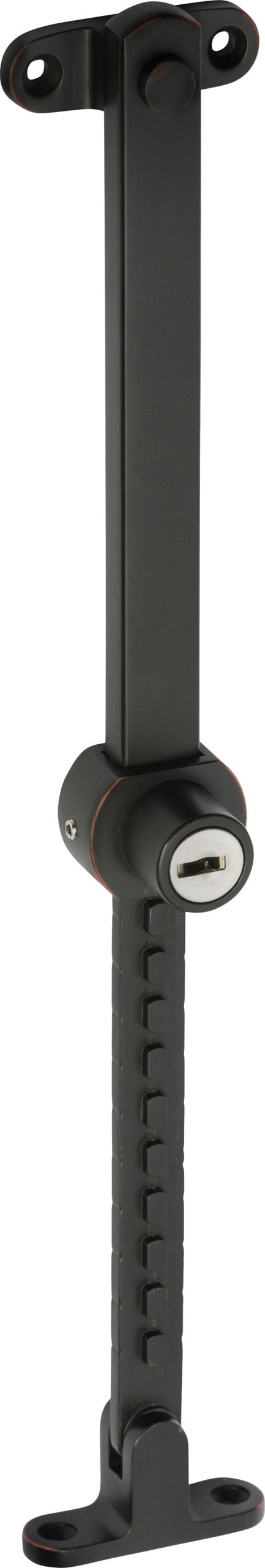 Locking Telescopic Casement Stay - Stainless Steel  L200-295mm Antique Copper