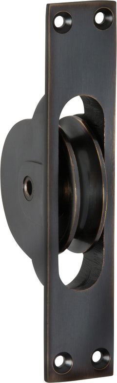 Sash Window Pulley Antique Copper