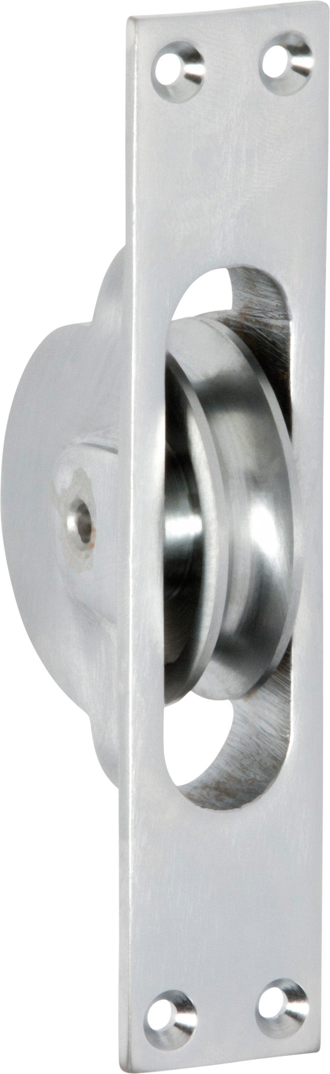 Sash Window Pulley Satin Chrome