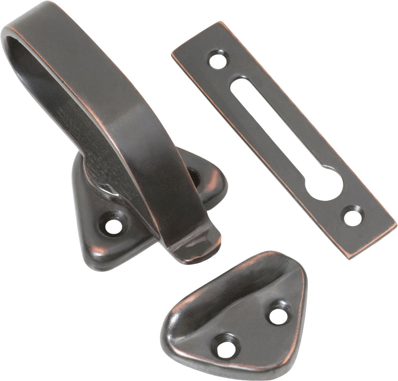 Hopper Window Fastener Antique Copper