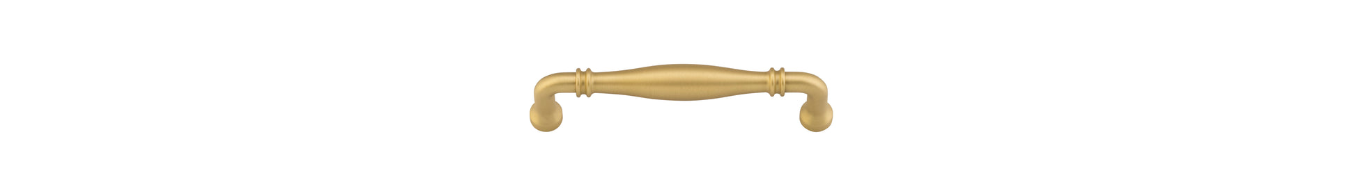 Sarlat Cabinet Pull - CTC128mm Brushed Gold PVD / Solid Brass