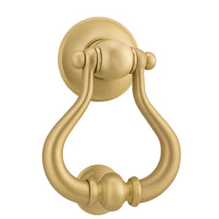 Sarlat Door Knocker Brushed Gold PVD / Solid Brass