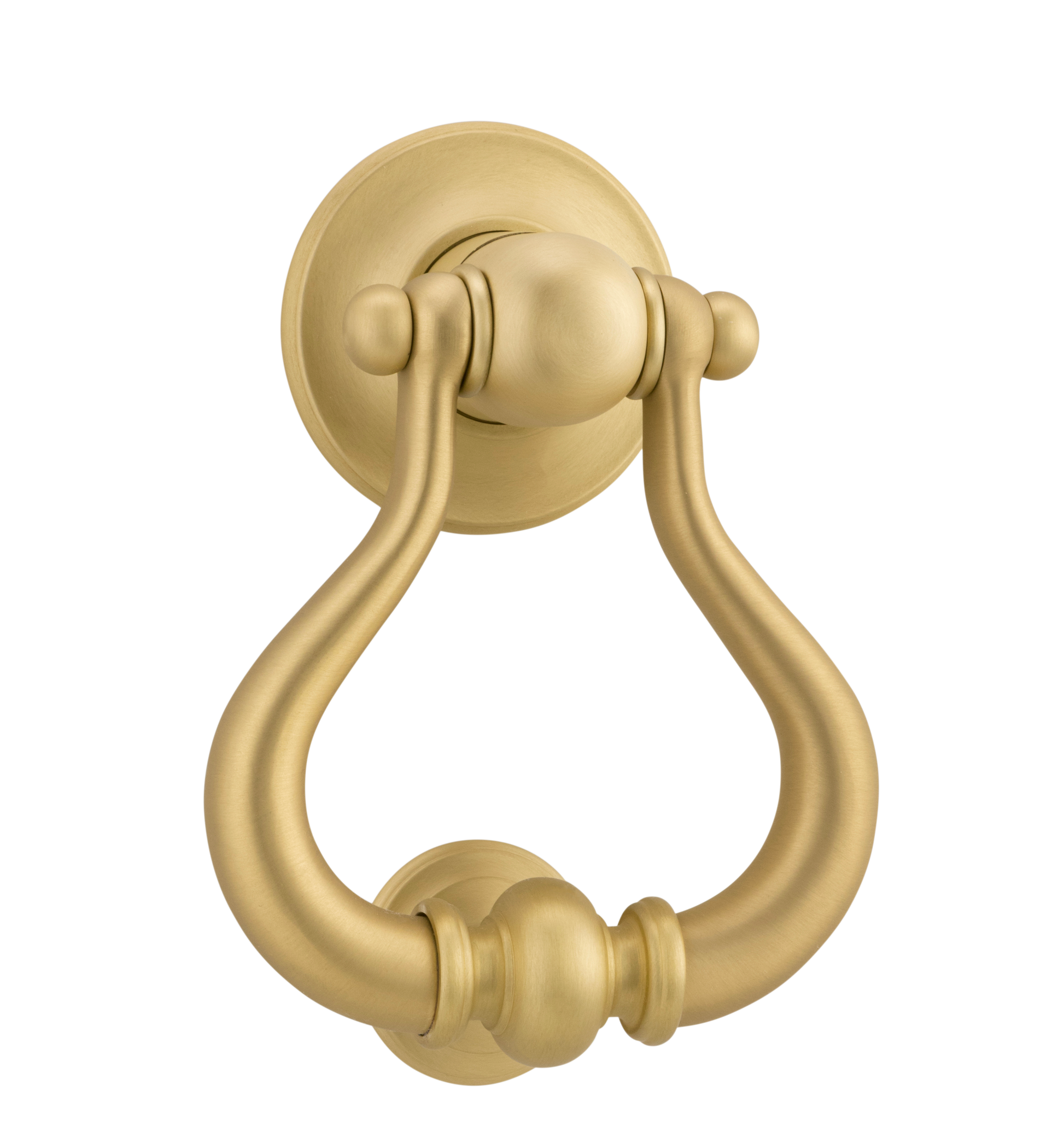 Sarlat Door Knocker Brushed Gold PVD / Solid Brass