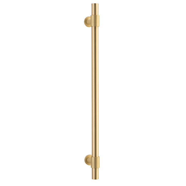Helsinki Pull Handle  - 450mm Brushed Gold PVD / Solid Brass