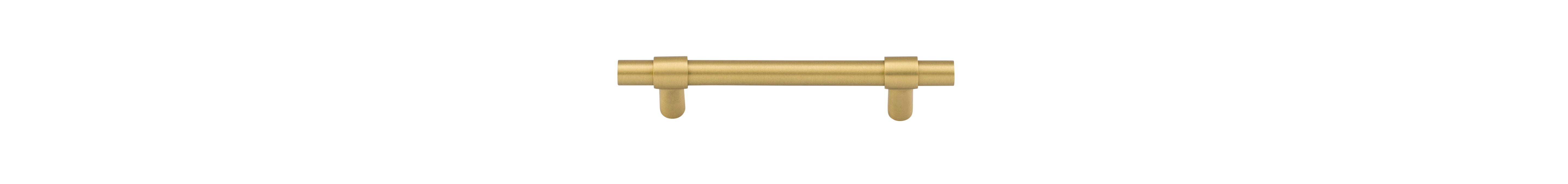 Helsinki Cabinet Pull - CTC96mm Brushed Gold PVD / Solid Brass
