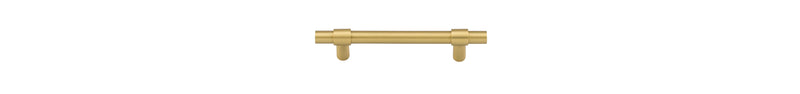 Helsinki Cabinet Pull - CTC96mm Brushed Gold PVD / Solid Brass