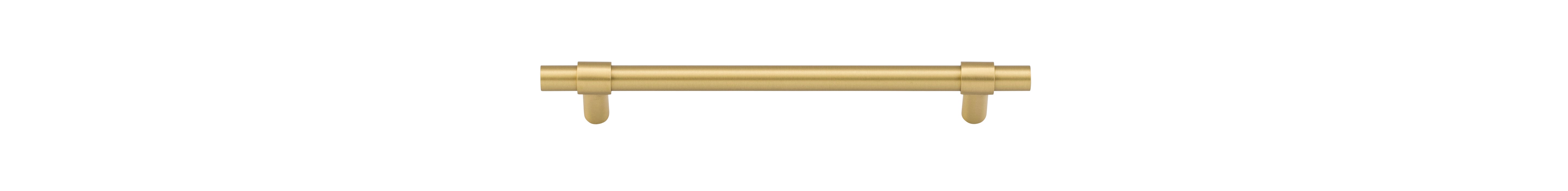 Helsinki Cabinet Pull - CTC160mm Brushed Gold PVD / Solid Brass