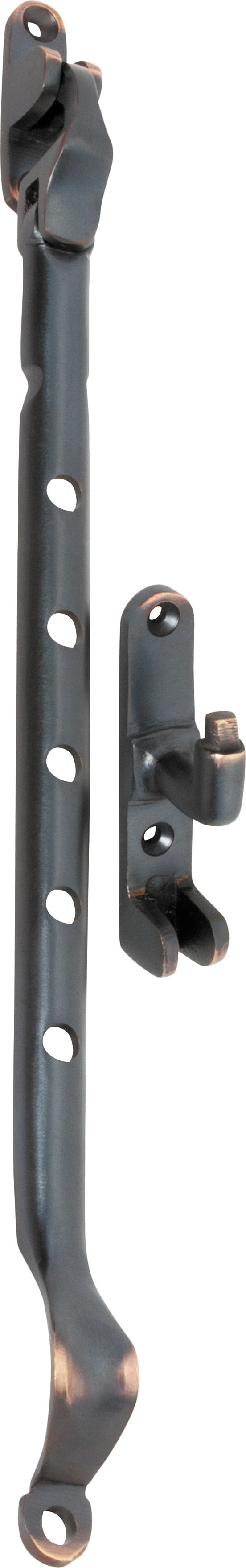 Sidemount Casement Stay - L300mm Antique Copper