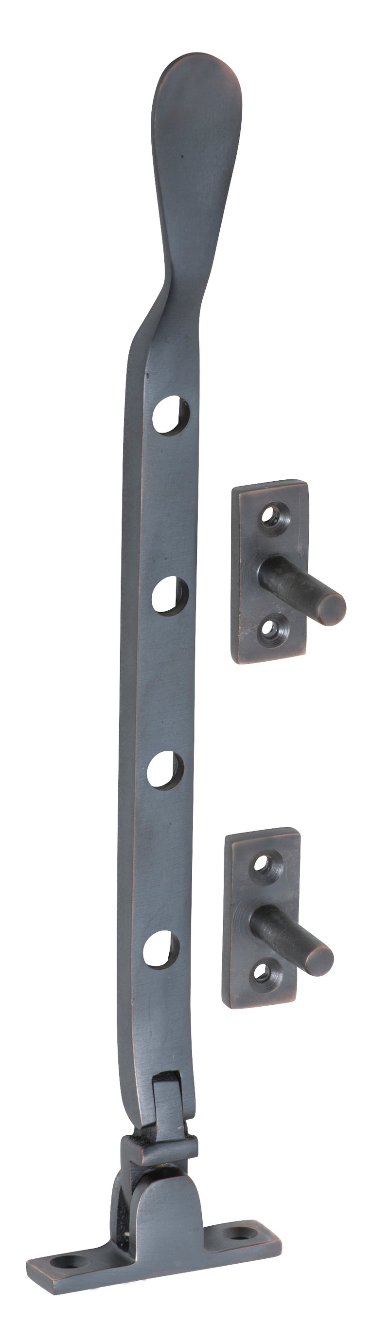Base Fix Casement Stay Antique Copper / L200mm