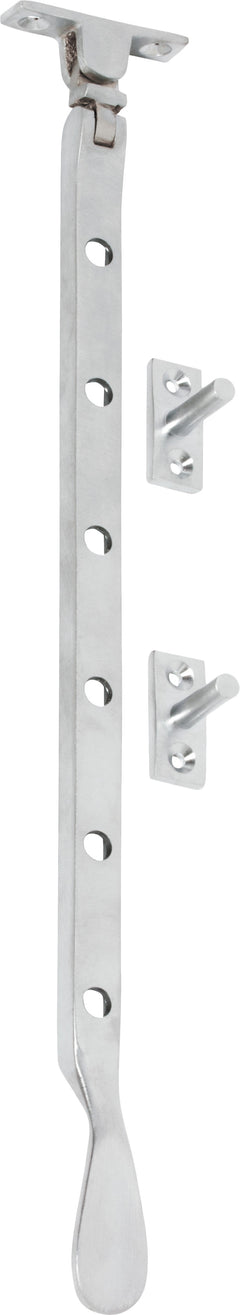 Base Fix Casement Stay Satin Chrome / L300mm