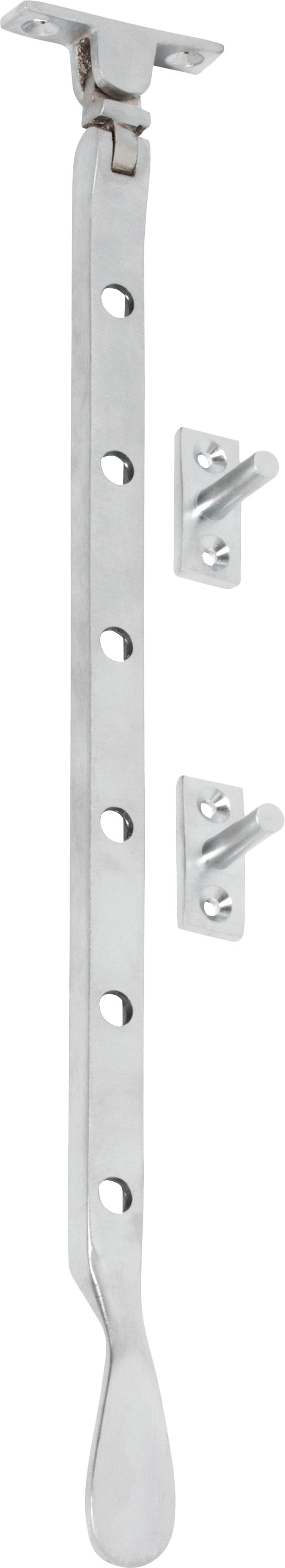 Base Fix Casement Stay Satin Chrome / L300mm