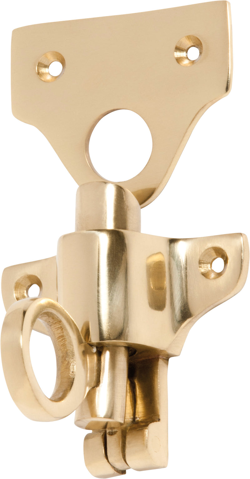 Fanlight Catch Polished Brass