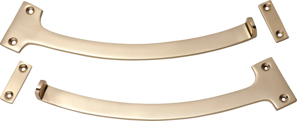 Fanlight Stop Polished Brass / L190mm