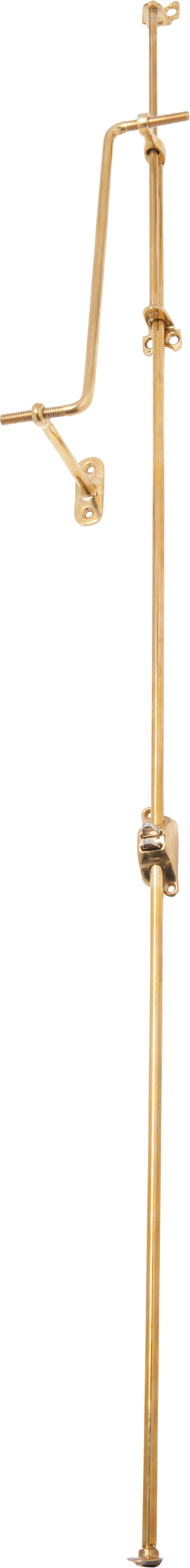 Fanlight Window Operator - H900 Polished Brass / 1115mm