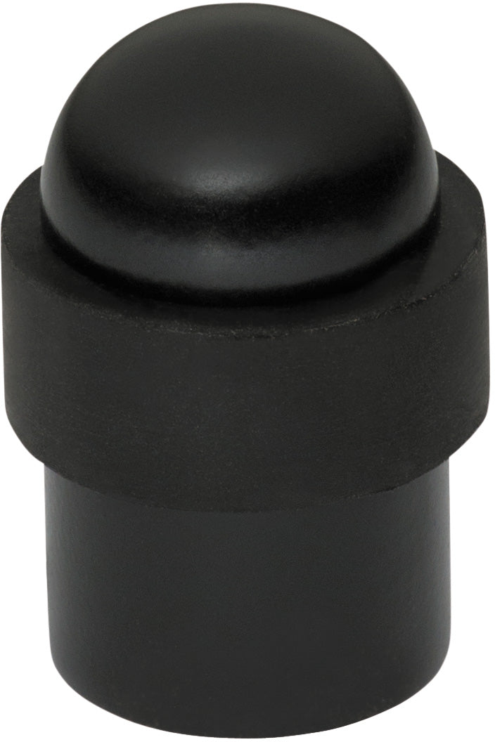 Domed Door Stop Matt Black