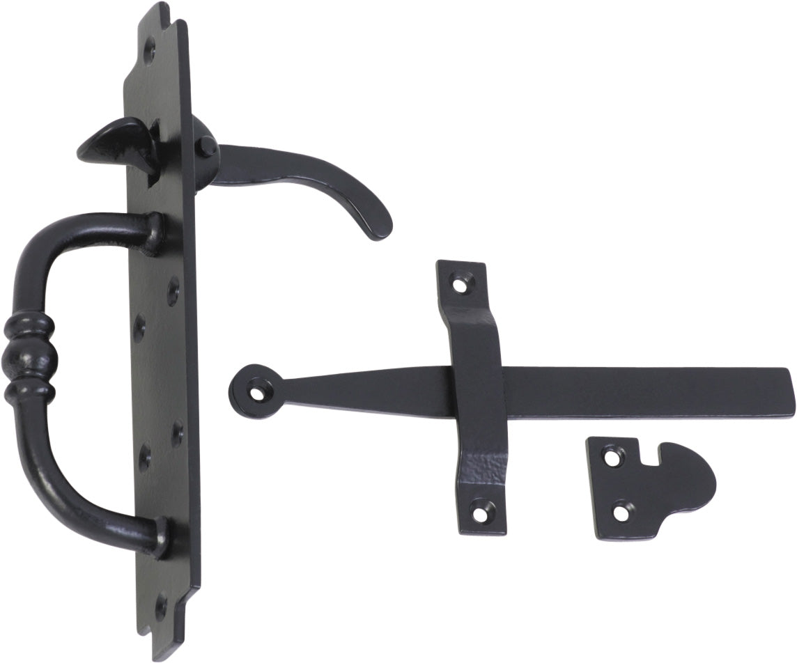 Suffolk Latches Matt Black / Latch