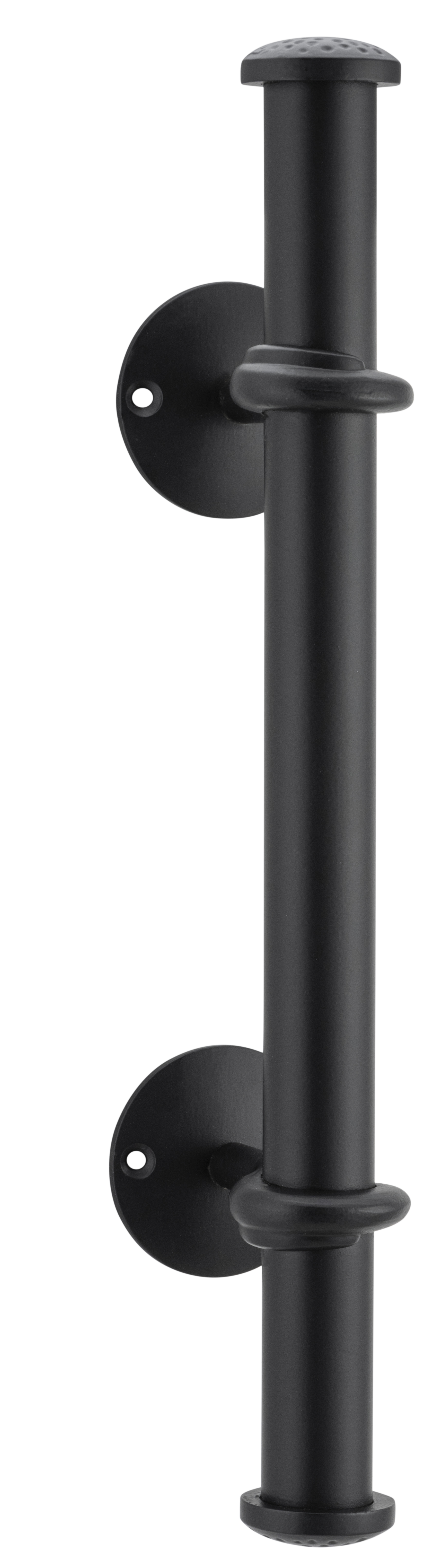 Bar Pull Handle Matt Black / H420xP92mm