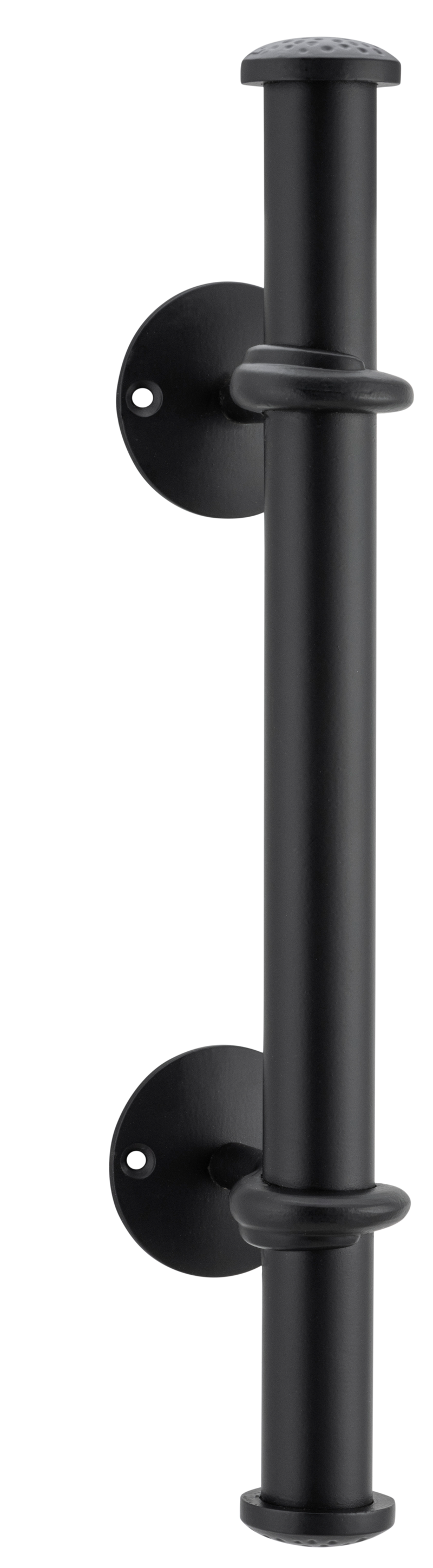 Bar Pull Handle Matt Black / H420xP92mm