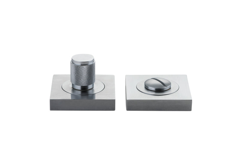 Brunswick Privacy Turn - Square Satin Chrome