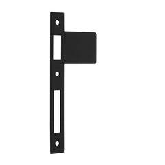 Extended 85mm Strikers - H198xW85mm Matt Black / Solid Brass