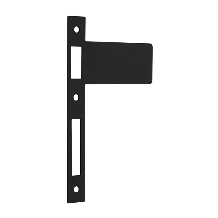 Extended 85mm Strikers - H198xW122mm Matt Black / Solid Brass