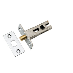 Privacy Bolt - Round - 45mm Backset Chrome Plated / Steel & Sheet Brass