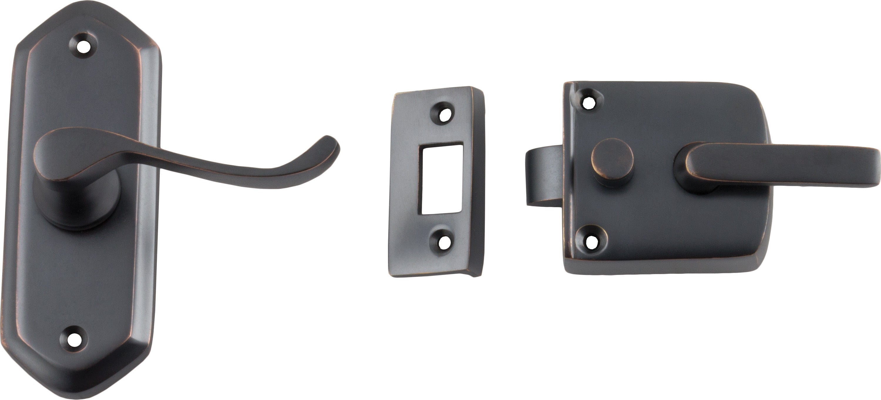 Screen Door Latches - Right Hand Antique Copper