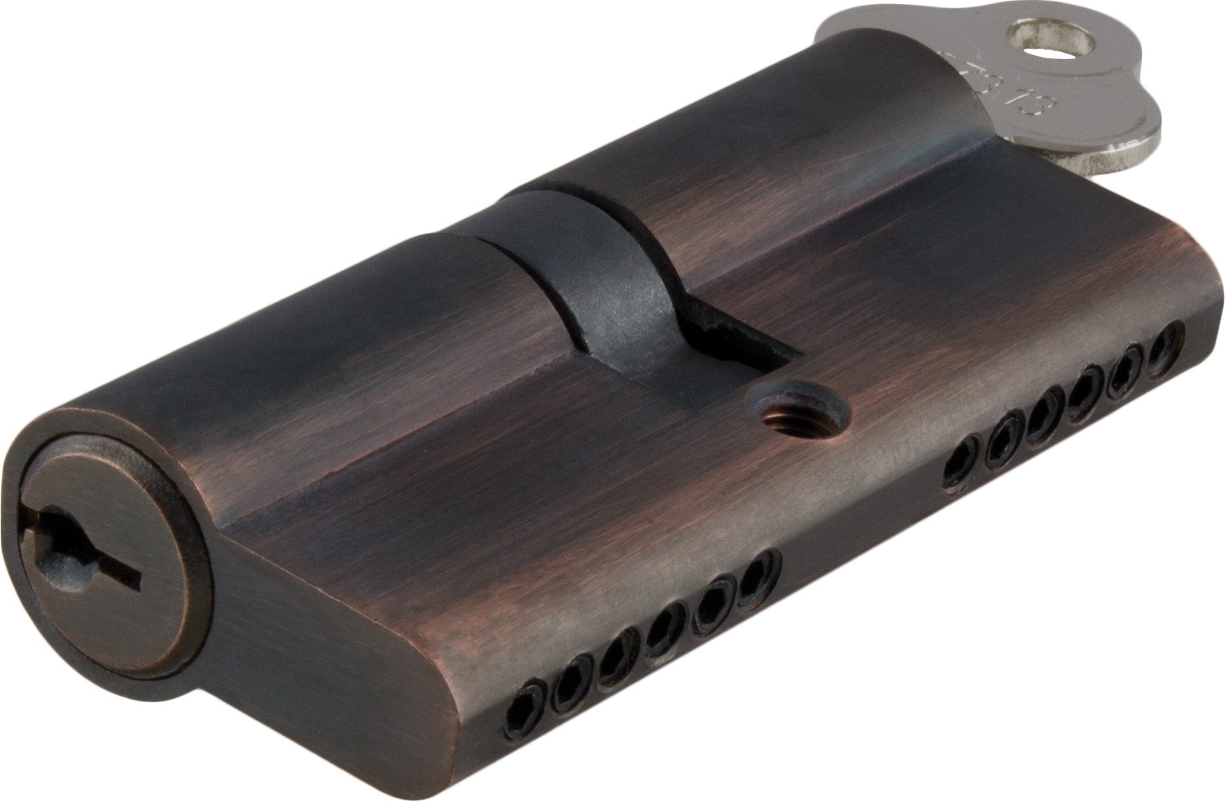Key/Key Euro Cylinder Antique Copper / 6 Pin L70mm