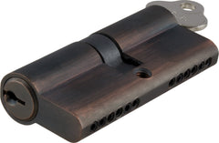 Key/Key Euro Cylinder Antique Copper / 6 Pin L70mm
