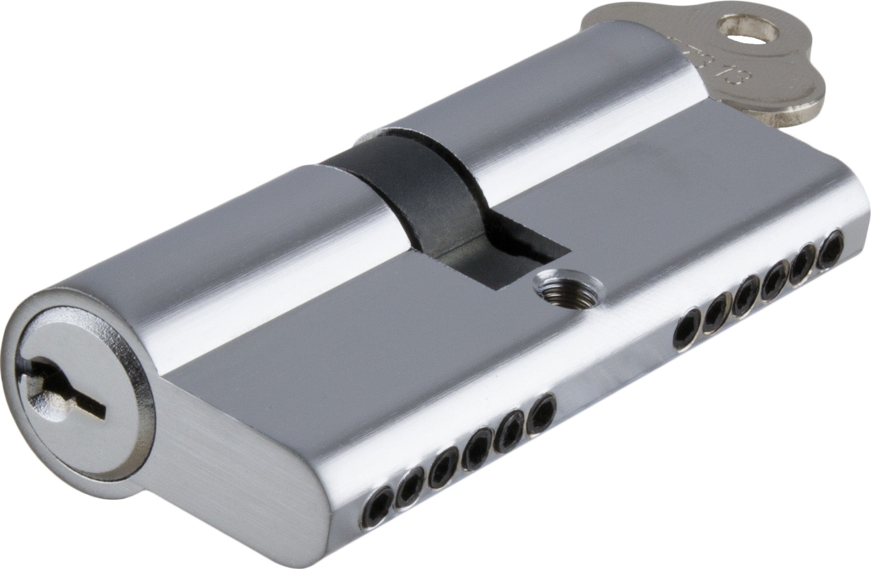 Key/Key Euro Cylinder Chrome Plated / 6 Pin L70mm