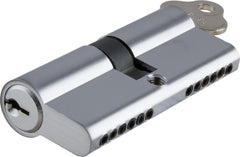 Key/Key Euro Cylinder Chrome Plated / 6 Pin L70mm