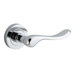 Stirling Lever - Round Rose Chrome Plated / Solid Brass