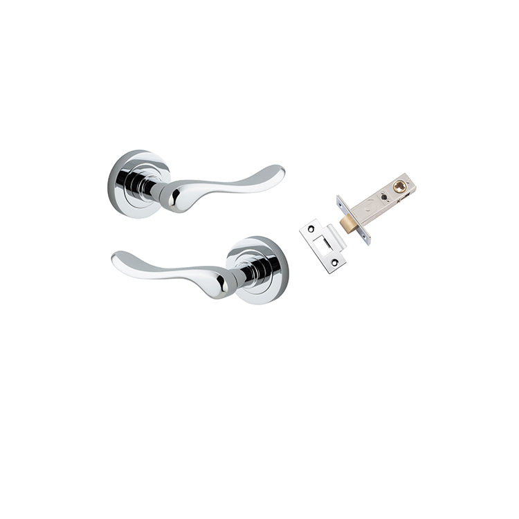 Stirling Lever - Round Rose Passage Kit Chrome Plated / Solid Brass