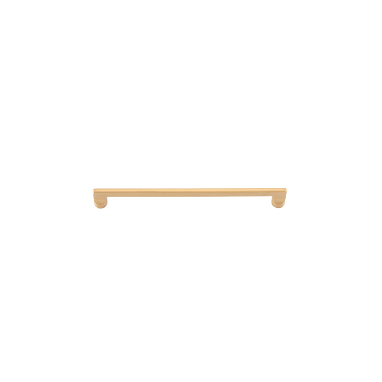 Baltimore Cabinet Pull Brushed Brass / Solid Brass / 256mm