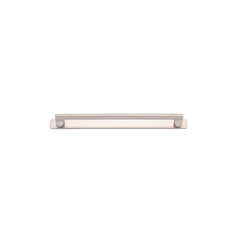 Baltimore Cabinet Pull with Backplate - CTC256mm Satin Nickel / Solid Brass