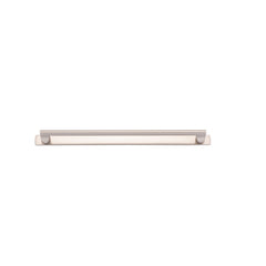 Baltimore Cabinet Pull with Backplate - CTC320mm Satin Nickel / Solid Brass