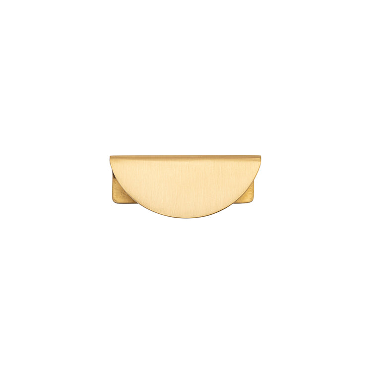 Osaka Lip Drawer Pull Satin Brass / Solid Brass