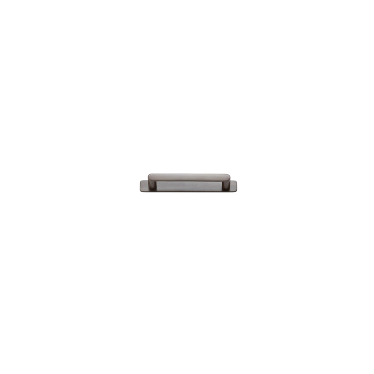Osaka Cabinet Pull with Backplate - CTC128mm Antique Brass / Solid Brass