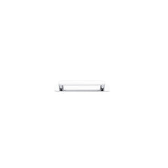 Osaka Cabinet Pull with Backplate - CTC128mm Chrome Plated / Solid Brass