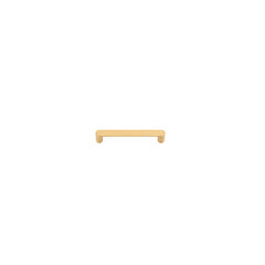 Osaka Cabinet Pull - CTC128mm Satin Brass / Solid Brass