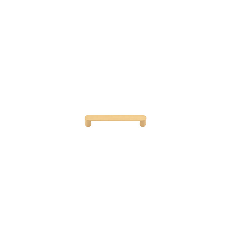 Osaka Cabinet Pull - CTC128mm Satin Brass / Solid Brass