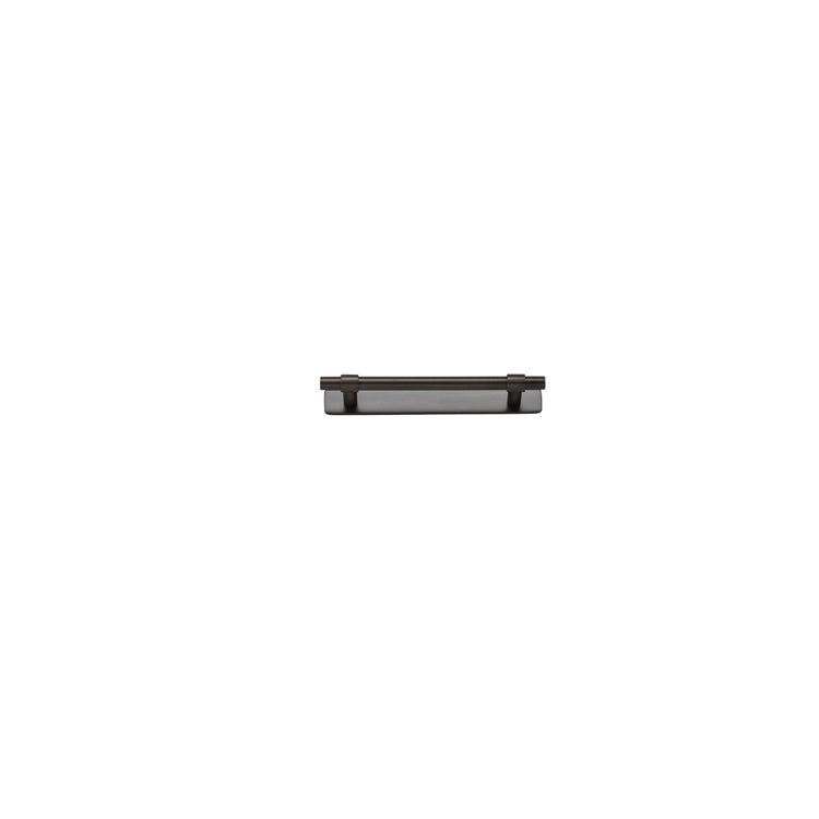 Helsinki Cabinet Pull with Backplate - CTC128mm Antique Brass / Solid Brass