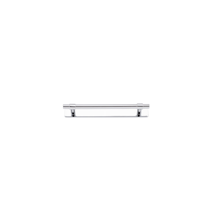 Helsinki Cabinet Pull with Backplate - CTC160mm Chrome Plated / Solid Brass