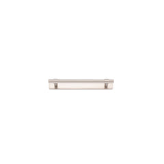 Helsinki Cabinet Pull with Backplate - CTC160mm Satin Nickel / Solid Brass