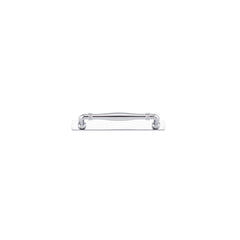 Sarlat Cabinet Pull with Backplate - CTC160mm Chrome Plated / Solid Brass