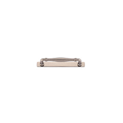 Sarlat Cabinet Pull with Backplate - CTC160mm Rumbled Nickel / Solid Brass