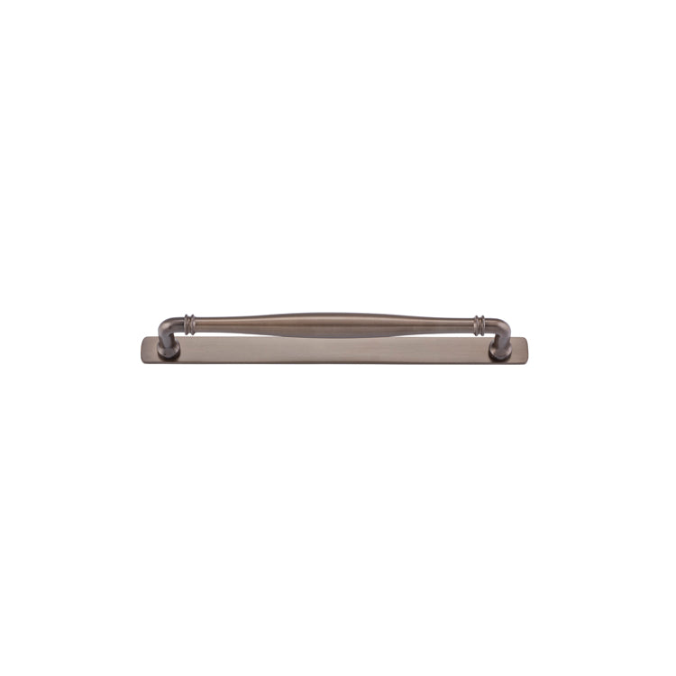 Sarlat Cabinet Pull with Backplate - CTC256mm Antique Brass / Solid Brass