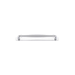 Sarlat Cabinet Pull with Backplate - CTC256mm Chrome Plated / Solid Brass