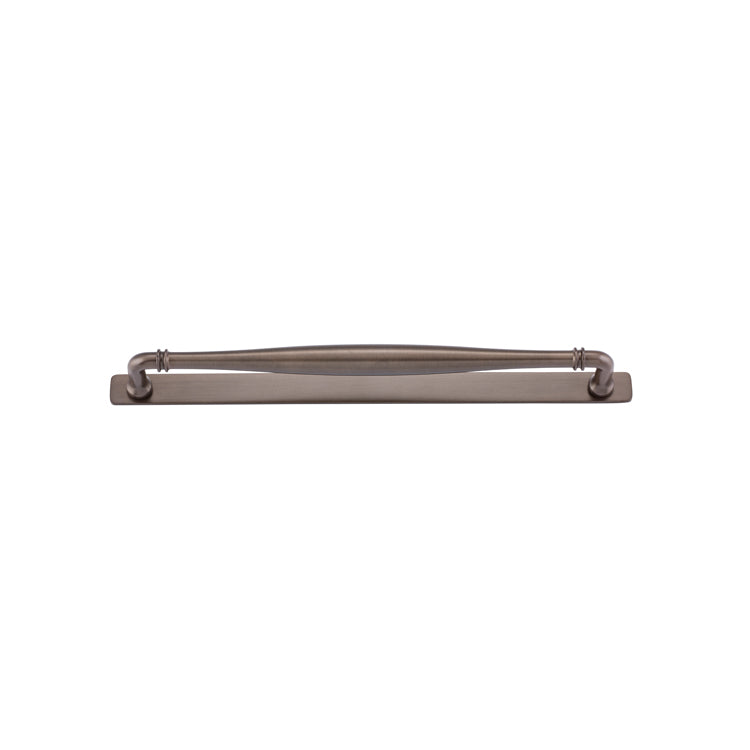 Sarlat Cabinet Pull with Backplate - CTC320mm Antique Brass / Solid Brass